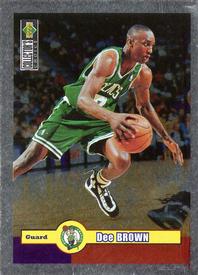 1996-97 Collector's Choice Italian Stickers #150 Dee Brown Front