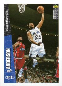 1996-97 Collector's Choice Italian Stickers #170 Nick Anderson Front