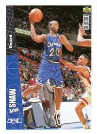 1996-97 Collector's Choice Italian Stickers #171 Brian Shaw Front