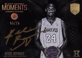 2017-18 Panini Kobe Eminence - Black Mamba Moments Diamond Autographs #15 Kobe Bryant Front
