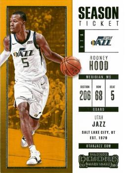 2017-18 Panini Contenders #16 Rodney Hood Front