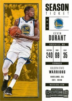2017-18 Panini Contenders #18 Kevin Durant Front