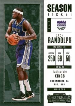 2017-18 Panini Contenders #30 Zach Randolph Front