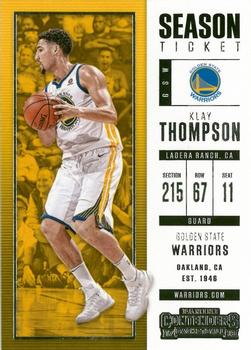 2017-18 Panini Contenders #37 Klay Thompson Front