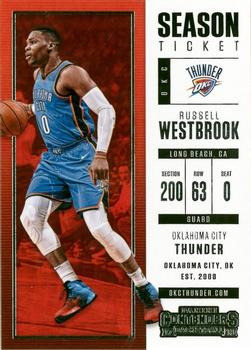 2017-18 Panini Contenders #51 Russell Westbrook Front