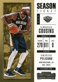 2017-18 Panini Contenders #70 DeMarcus Cousins Front