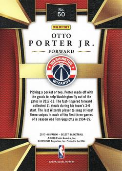 2017-18 Panini Select #50 Otto Porter Jr. Back