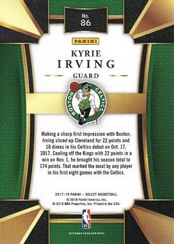 2017-18 Panini Select #86 Kyrie Irving Back