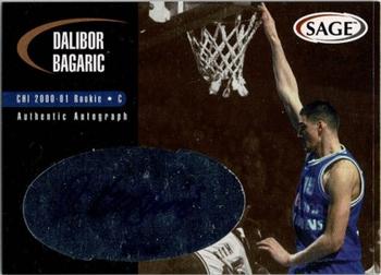 2000 SAGE - Autographs #A1 Dalibor Bagaric Front