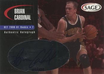 2000 SAGE - Autographs #A5 Brian Cardinal Front