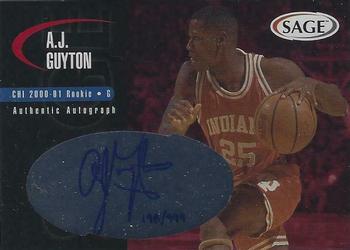 2000 SAGE - Autographs #A19 A.J. Guyton Front