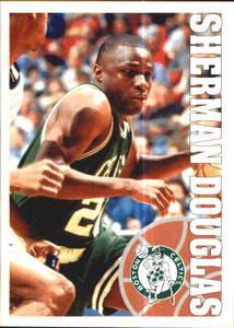 1995-96 Panini NBA Stickers (Brazil/Portuguese) #2 Sherman Douglas Front