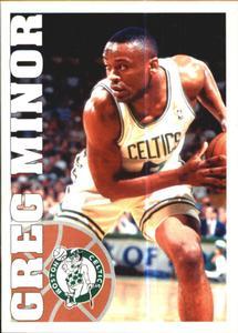 1995-96 Panini NBA Stickers (Brazil/Portuguese) #5 Greg Minor Front