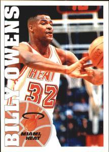 1995-96 Panini NBA Stickers (Brazil/Portuguese) #14 Billy Owens Front