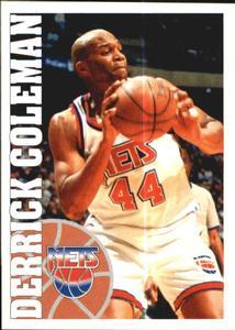 1995-96 Panini NBA Stickers (Brazil/Portuguese) #22 Derrick Coleman Front
