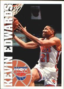1995-96 Panini NBA Stickers (Brazil/Portuguese) #23 Kevin Edwards Front