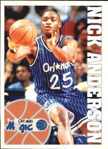 1995-96 Panini NBA Stickers (Brazil/Portuguese) #37 Nick Anderson Front