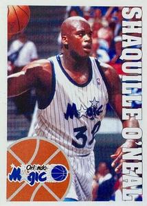 1995-96 Panini NBA Stickers (Brazil/Portuguese) #40 Shaquille O'Neal Front