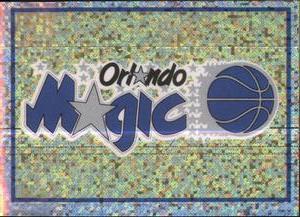 1995-96 Panini NBA Stickers (Brazil/Portuguese) #42 Magic Team Logo Front