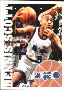1995-96 Panini NBA Stickers (Brazil/Portuguese) #43 Dennis Scott Front