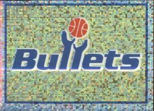 1995-96 Panini NBA Stickers (Brazil/Portuguese) #60 Bullets Team Logo Front