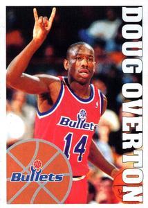 1995-96 Panini NBA Stickers (Brazil/Portuguese) #61 Doug Overton Front