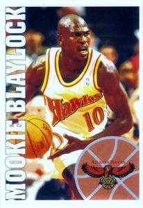 1995-96 Panini NBA Stickers (Brazil/Portuguese) #65 Mookie Blaylock Front