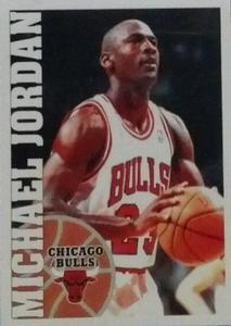 1995-96 Panini NBA Stickers (Brazil/Portuguese) #83 Michael Jordan Front