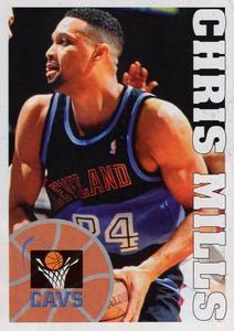 1995-96 Panini NBA Stickers (Brazil/Portuguese) #95 Chris Mills Front