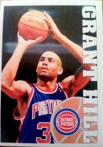 1995-96 Panini NBA Stickers (Brazil/Portuguese) #102 Grant Hill Front