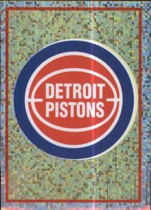 1995-96 Panini NBA Stickers (Brazil/Portuguese) #105 Pistons Team Logo Front