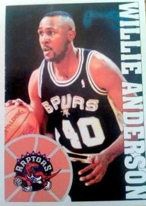 1995-96 Panini NBA Stickers (Brazil/Portuguese) #127 Willie Anderson Front