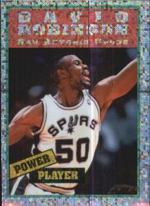 1995-96 Panini NBA Stickers (Brazil/Portuguese) #143 David Robinson Front