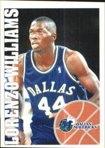 1995-96 Panini NBA Stickers (Brazil/Portuguese) #153 Lorenzo Williams Front