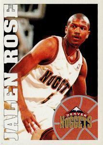 1995-96 Panini NBA Stickers (Brazil/Portuguese) #158 Jalen Rose Front