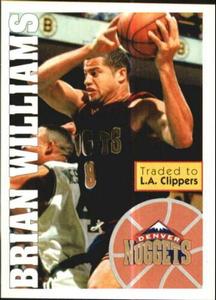 1995-96 Panini NBA Stickers (Brazil/Portuguese) #161 Brian Williams Front