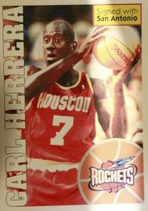 1995-96 Panini NBA Stickers (Brazil/Portuguese) #167 Carl Herrera Front