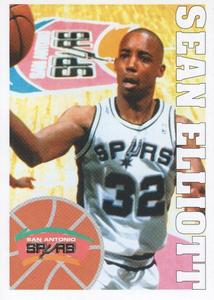 1995-96 Panini NBA Stickers (Brazil/Portuguese) #182 Sean Elliott Front