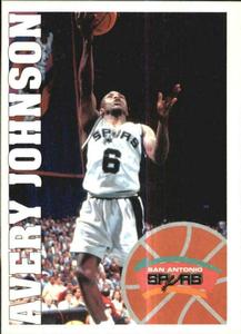 1995-96 Panini NBA Stickers (Brazil/Portuguese) #183 Avery Johnson Front