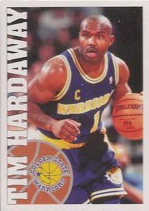 1995-96 Panini NBA Stickers (Brazil/Portuguese) #209 Tim Hardaway Front