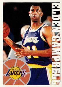 1995-96 Panini NBA Stickers (Brazil/Portuguese) #227 Elden Campbell Front