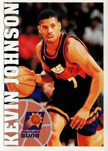 1995-96 Panini NBA Stickers (Brazil/Portuguese) #237 Kevin Johnson Front