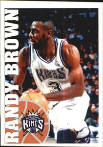 1995-96 Panini NBA Stickers (Brazil/Portuguese) #253 Randy Brown Front