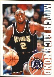 1995-96 Panini NBA Stickers (Brazil/Portuguese) #257 Mitch Richmond Front
