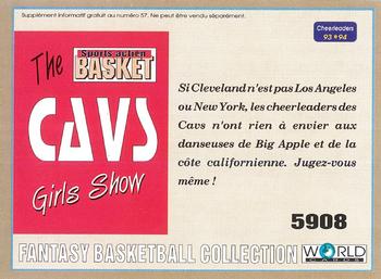 1994-95 Pro Cards French Sports Action Basket #5908 The Cavs Girls Show Back