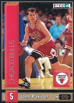 1994-95 Pro Cards French Sports Action Basket #5909 John Paxson Front