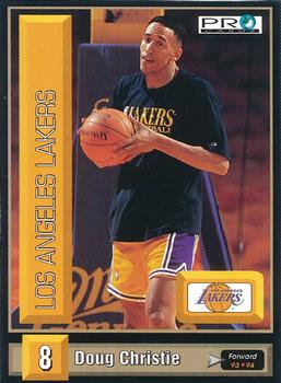 1994-95 Pro Cards French Sports Action Basket #5910 Doug Christie Front