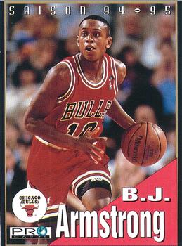 1994-95 Pro Cards French Sports Action Basket #6014 B.J. Armstrong Front