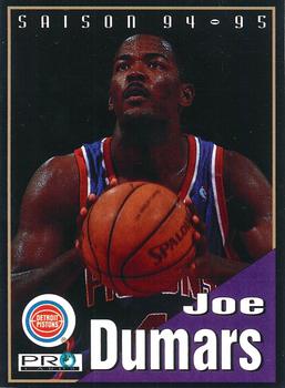 1994-95 Pro Cards French Sports Action Basket #6202 Joe Dumars Front