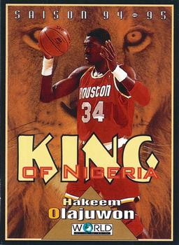1994-95 Pro Cards French Sports Action Basket #6205 Hakeem Olajuwon Front